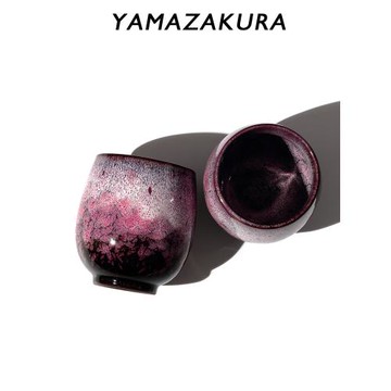 限定山桜Yamazakura落櫻杯 粉色浪漫櫻花漫陶瓷茶杯水杯 日式侘寂