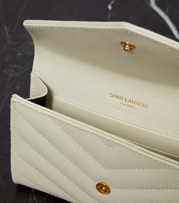 Saint Laurent Cassandre leather wallet