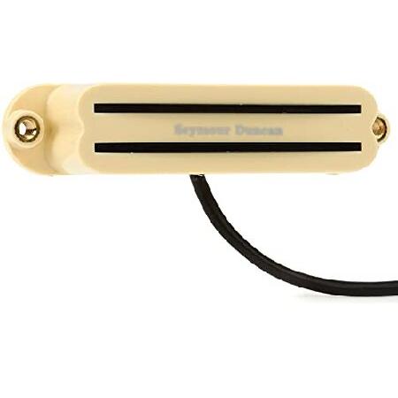 Seymour Duncan SHR-1n Hot Rails Neck Strat Single Coil Sized Humbucker Pickup Cream＿並行輸入品