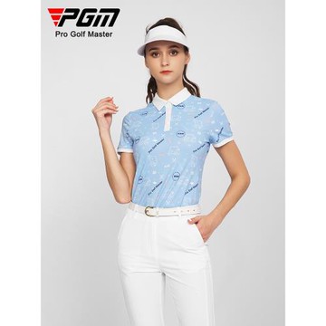 PGM高爾夫服裝女裝褲子短袖上衣微喇叭長褲運動套裝夏季T恤POLO衫