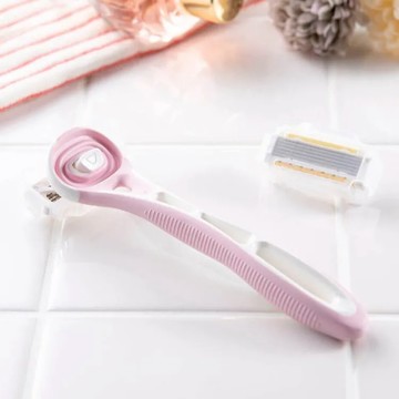 KAI 貝印 Xfit系列 女性敏感肌專用剃毛刀+2個替刃-3包組