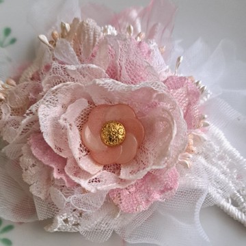 輕盈牡丹髮夾 - Peony (S)