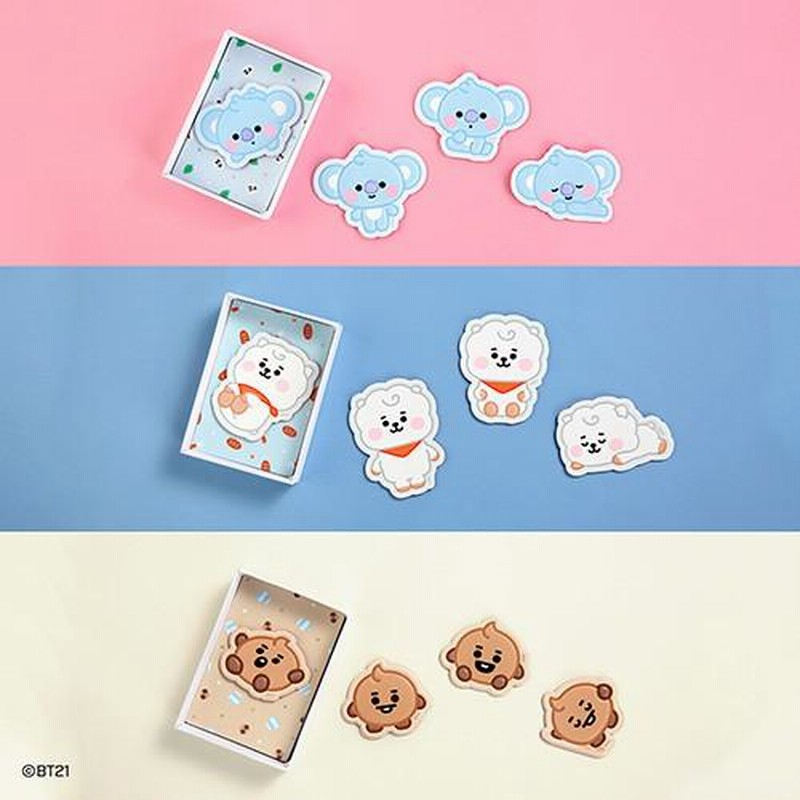 BT21公式グッズ＝［バンタン］［BTS］ベビーレザーステッカー
