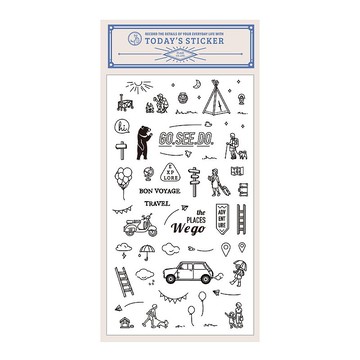 本日透明貼紙 OUTDOOR款