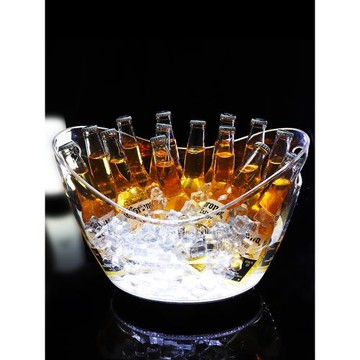 發光冰桶酒吧KTV大容量元寶冰桶LED香檳桶創意冰粒桶發光啤酒框