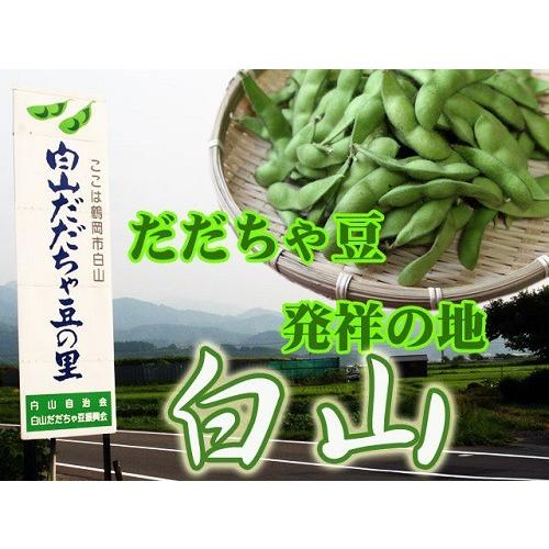 だだちゃ豆 白山産 500g冷凍 山形県鶴岡市 えだまめ 枝豆 だだ茶豆　同梱可