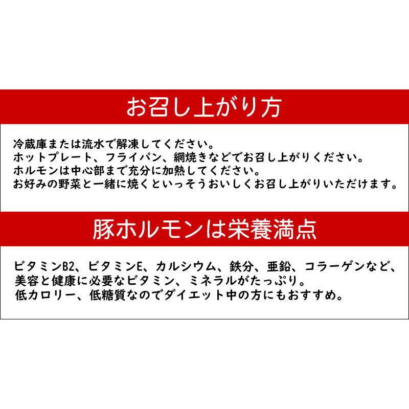 味噌ホルモン 300g×5パックセット 焼肉 味付けホルモン 豚ホルモン 送料無料 長沼じんぎすかん タンネトウ 北海道加工