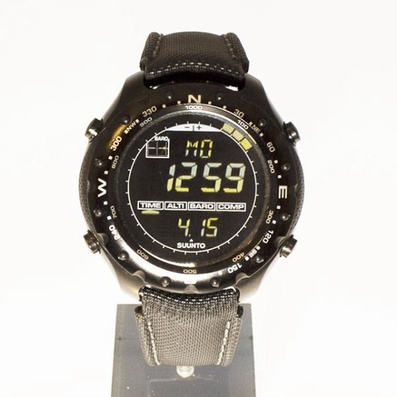 SUUNTO X-LANDER MILITARY【ユーズド 中古 美品】スント エックスランダー ミリタリー リミテッドモデル ブラック  ナイロンバンド | LINEブランドカタログ