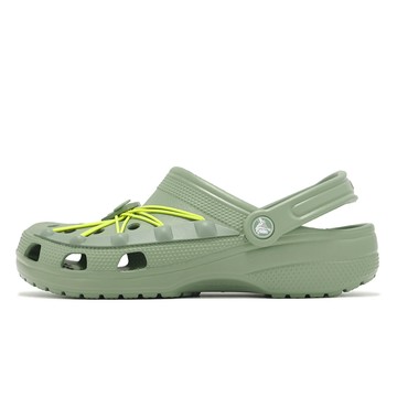 Crocs 洞洞鞋 洞洞鞋 Classic Lockdown Clog 男女鞋 苔癬綠 經典織帶克駱格 休閒鞋 卡駱馳 2103933WP