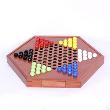 跳棋木棋盤棋類游戲玩具益智桌游親自互動廠家直銷多種款式一件代