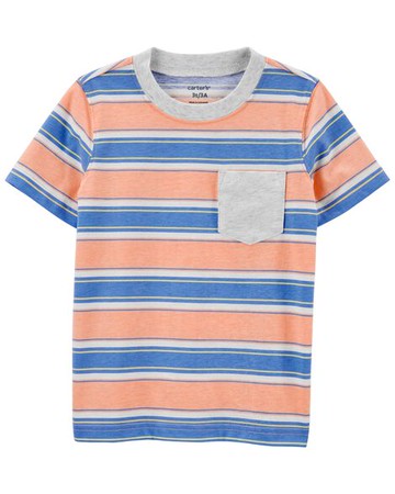 Baby Striped Pocket Jersey Tee