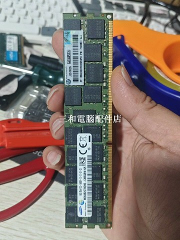 三星伺服器記憶體條DDR3 16G 1866MHz 功能完好 適合伺服器升級【三和電腦配件店】