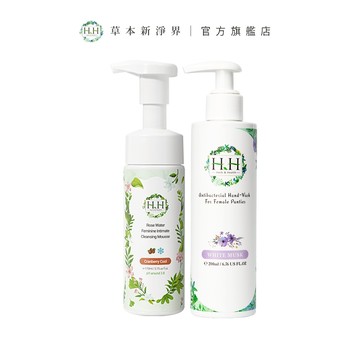 【HH】私密玫瑰純露潔淨慕斯+私密衣物抗菌手洗精