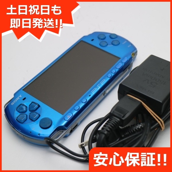 超美品 PSP-3000 バイブラントブルー game SONY PlayStation