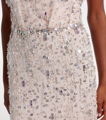Jenny Packham Crystal Drop embellished gown