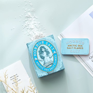 NORDUR冰島女神海鹽-原味125g(鐵盒)