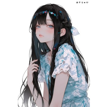【8 月新作】07-139-0270 人物貼紙 簡約夏日女孩