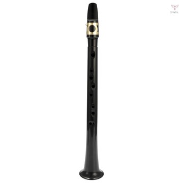 Toyutw)黑色袖珍薩克斯迷你便攜薩克斯c鍵小薩克斯帶便攜包木管樂器