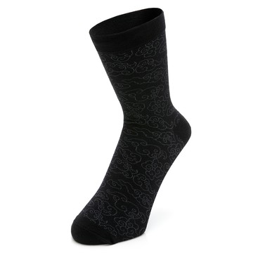 【買7送2】紳士健康無痕襪-平步青雲款-黑(男298730433)