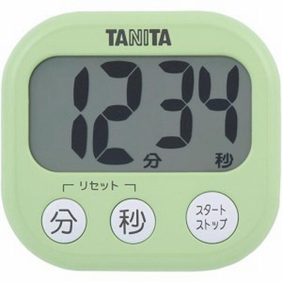 【未定】TANITA(タニタ):でか見えタイマー ピスタチオグリーン TD-384GR【メーカー直送品】 キッチン 計量 キッチンタイマー（デジタル）
