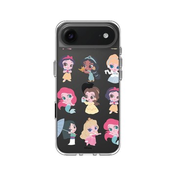 iPhone Air Clear Case（相機按鈕） 透明 - 迪士尼-公主系列 Disney Princess - Q版-迪士尼公主