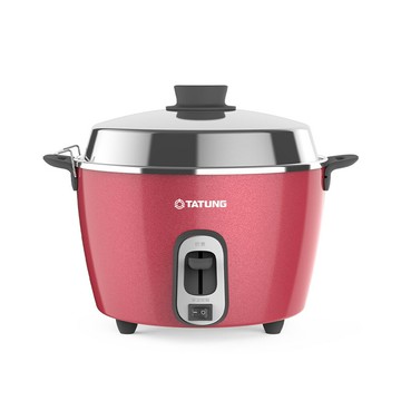 TATUNG大同 6人份 櫻桃紅 不鏽鋼配件電鍋 /組 TAC-06R-MR