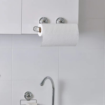 [FECA] E21 不鏽鋼吸盤紙巾架-加長款