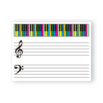 五線譜教學磁性白板貼可擦寫鋼琴入門培訓用教具加厚軟磁貼小黑板磁性墻貼 摩可美家