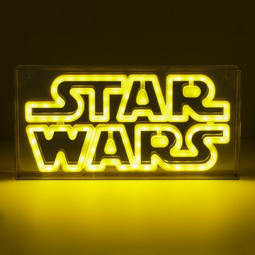 Paladone UK - 星際大戰 STAR WARS 電影經典 LOGO燈 炫黃霓虹燈