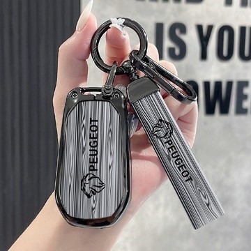 ✨熱銷推薦Peugeot 308 2008 3008 408 508 5008 RCZ 標緻 鑰匙包 鑰匙套 專用鑰匙扣
