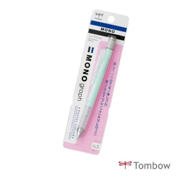 TOMBOW 蜻蜓 - 書寫系 graph 自動鉛筆 粉色系 0.5mm  (薄荷綠)
