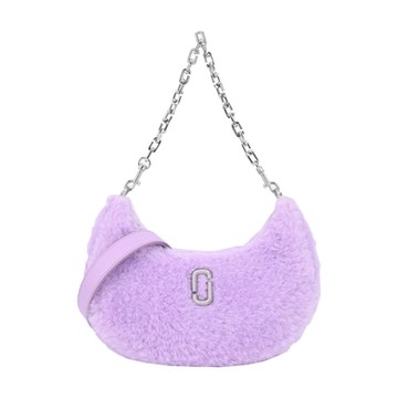 MARC JACOBS THE TEDDY CURVE 泰迪鏈帶手提/肩背包-紫