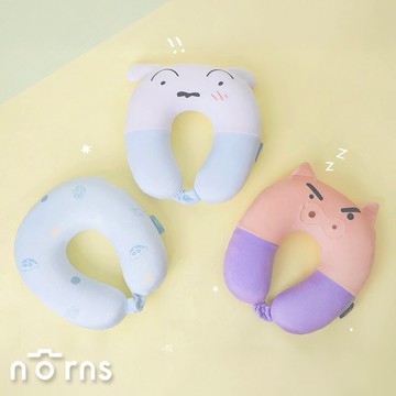 【Norns】蠟筆小新記憶U型枕-Norns Original Design 小白 記憶棉旅行頸枕