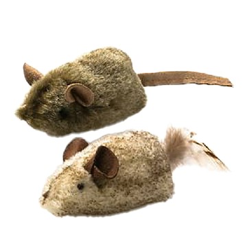 Mad Cat 老鼠貓草包  棕色 + 米色  2個