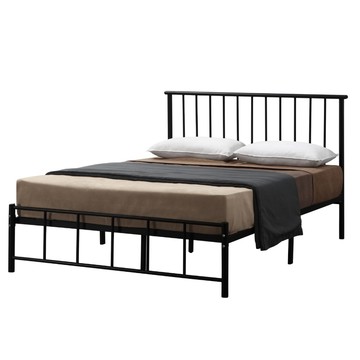 【MUNA 家居】凱瑟5尺雙人鐵床(807)(共兩色)黑色