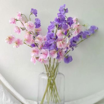高品質仿真日本豌豆花 鮮花同款花材 花藝師材料 家居瓶插花DIY