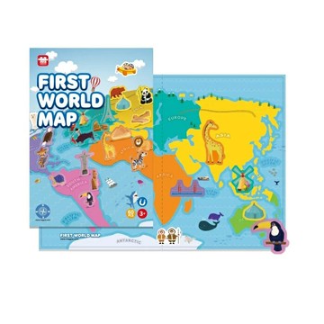 Ariati - 韓國 Magpia ariati 磁性故事遊戲板-世界地圖 AT-MRMP-093