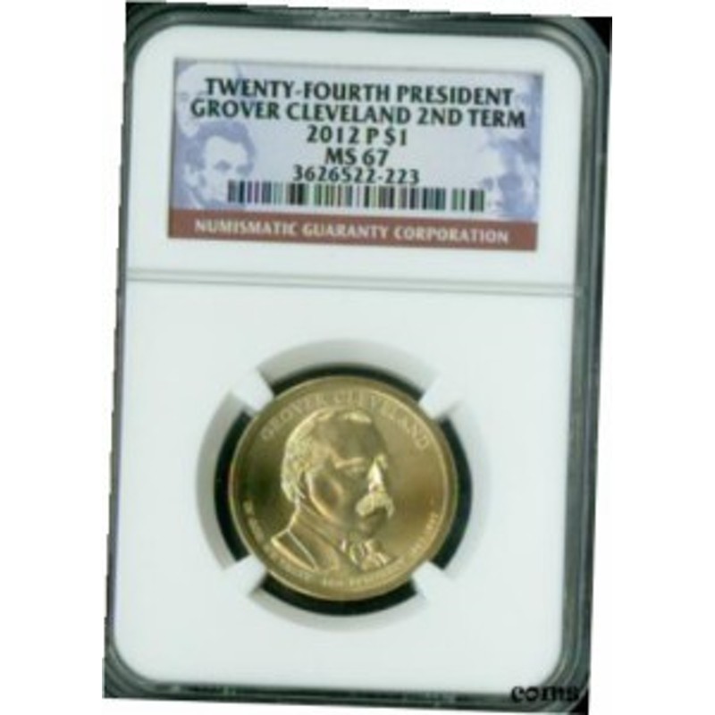 品質保証書付】 アンティークコイン NGC PCGS 2012-P GROVER CLEVELAND