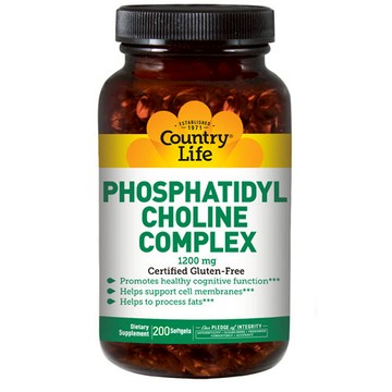 Phosphatidyl Choline 200 Sftgls by Country Life