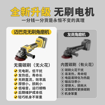 熱銷無刷鋰電角磨機充電式新型切割機小型手持電動磨光機大功率拋光機