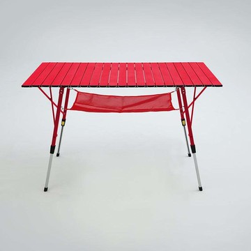 日落無段式鋁捲桌(置物網改為黑色)