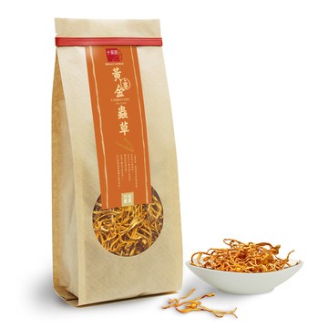 十翼饌 上等黃金蟲草100g（北蟲草/燉雞湯/蟲草雞湯/菌菇湯/燉湯食材）