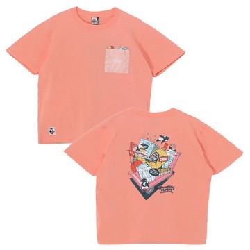 CHUMS 女款 Chumleys Market Pocket T-Shirt短袖上衣 粉紅色_CH112517R018
