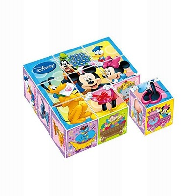 新品 子供向けパズル ディズニーキャラクターズ 9コマ キューブパズル アポロ社 通販 Lineポイント最大get Lineショッピング