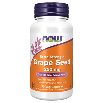 NOW Foods Grape Seed 250 mg - 90 Vegetarian Capsules