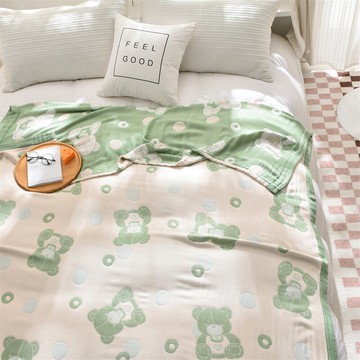 竹纖維紗布毯毛巾被兒童毯子夏被空調毯嬰兒午睡毯小毯子夏季蓋毯