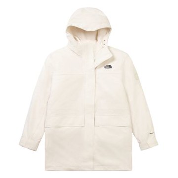 The North Face 北臉 外套 女 羽絨外套 防潑水 三合一 W ELEMENT DOWN TRICLIMATE 米白 NF0A8ED6QLI