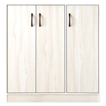 《HOPMA》雅緻加深款三門五層鞋櫃 台灣製造 玄關櫃 收納櫃 邊櫃 鞋架-白櫻桃