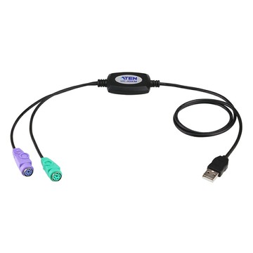 【CUBE卡最高10%回饋】【預購】ATEN UC10KM PS/2轉USB轉換器 (90公分)