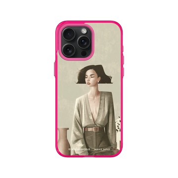 iPhone 15 Pro Max Clear 粉漾桃 - Janice Sung - Isabel 伊莎貝爾
